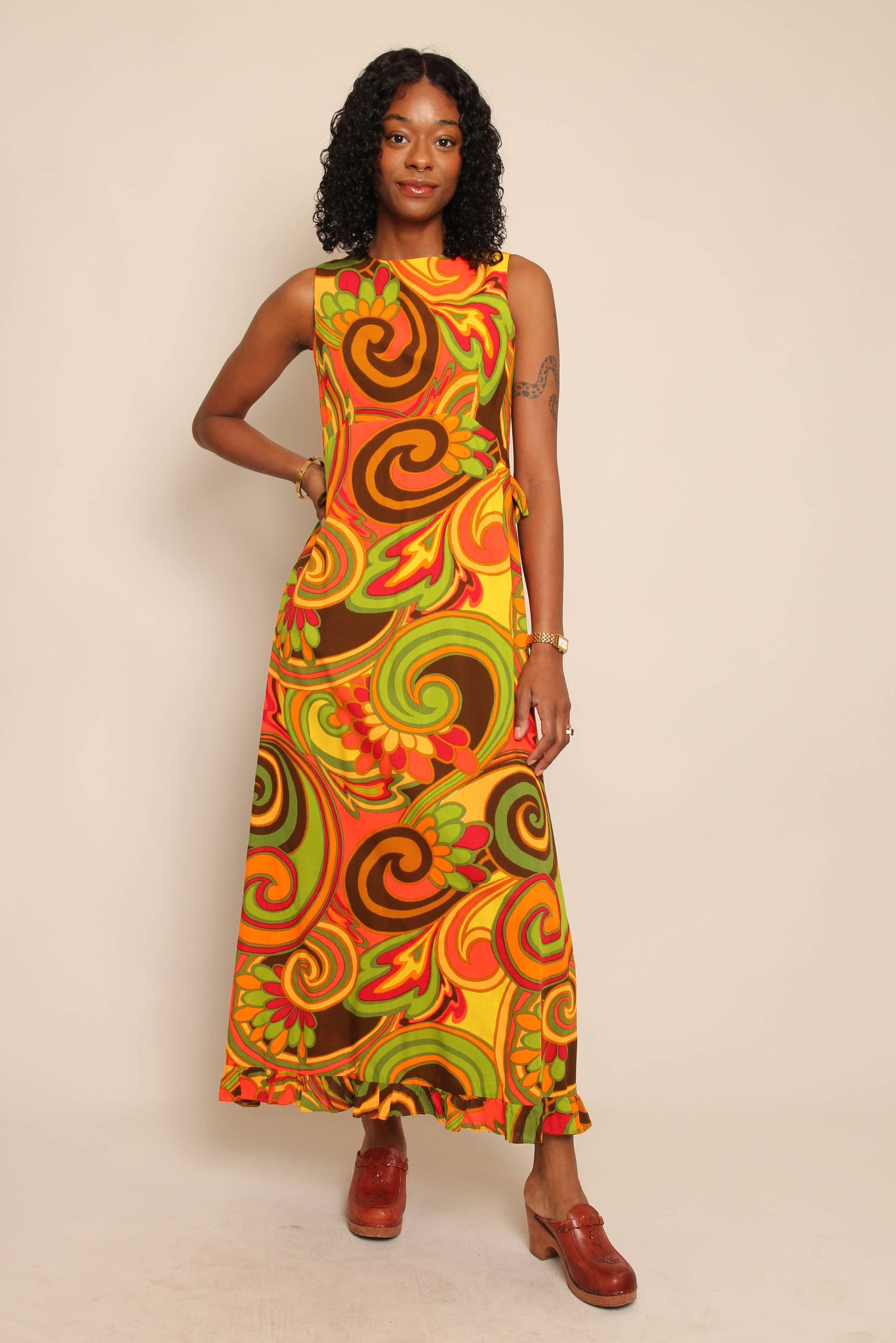 70s Psychedelic Maxi Dress 70s Psychedelic Maxi Dress