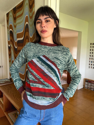 70s Space Dye Sweater