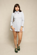70s Droop Collar Micro Mini Dress