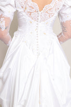 80s Juliet Wedding Dress With Train