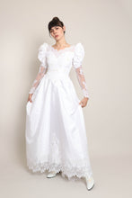 80s Juliet Wedding Dress With Train