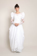 80s Juliet Wedding Dress With Train