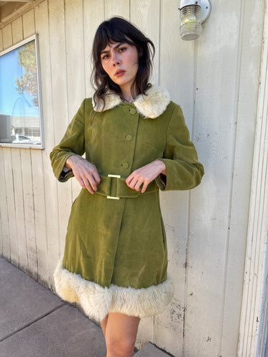 70s Green Penny Lane Coat
