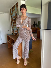 70s Snake Print Two Piece Set