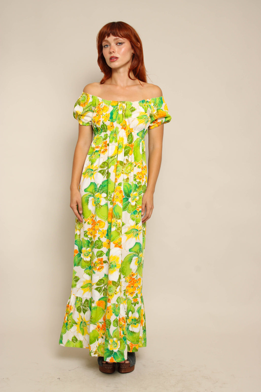 hawaiian off the shoulder dress KONBECA Off-Shoulder Wedding Guest Dress, Solid Mini Trumpet Sleeve Hawaiian  Sundress XXL