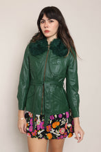 70s Green Leather Jacket