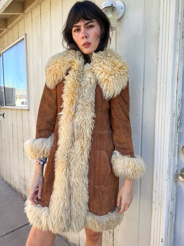 70s Suede Penny Lane Coat