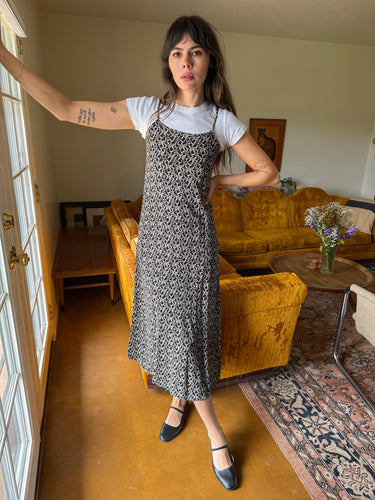 90s Bow Print Dress