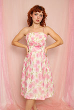 ❤️ 60s Rose Chiffon Dress