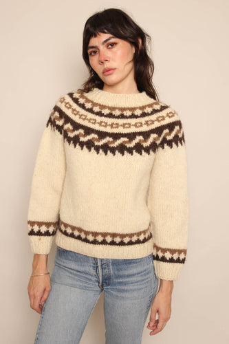 80s Icelandic Wool Sweater