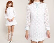 60s Something Blue Mini Dress