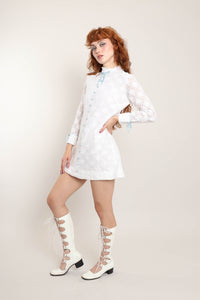 60s Something Blue Mini Dress