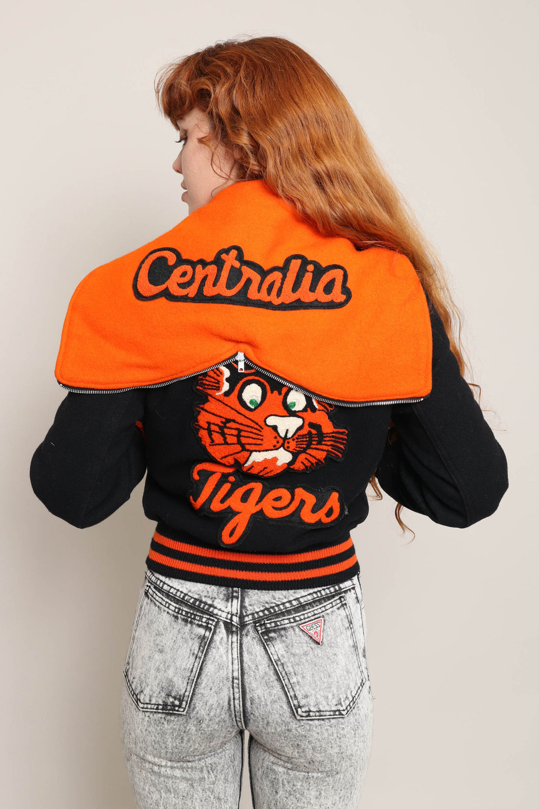 80s Tigers Letterman Jacket