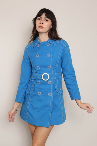 60s Blue Mod Jacket