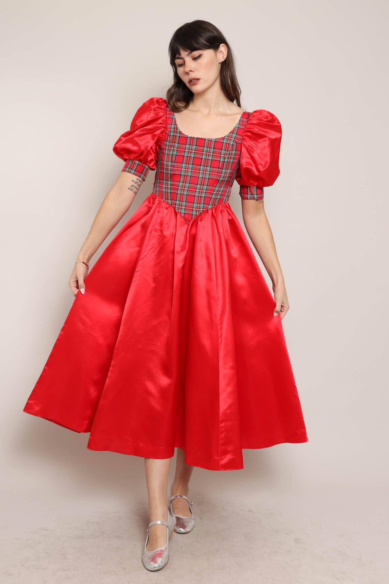 80s Christmas Present Dress 80s Christmas Present Dress
