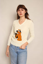 70s Raccoon Sweater
