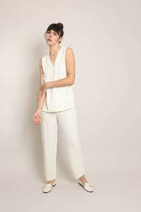 90s Gauze Vest & Pants Set