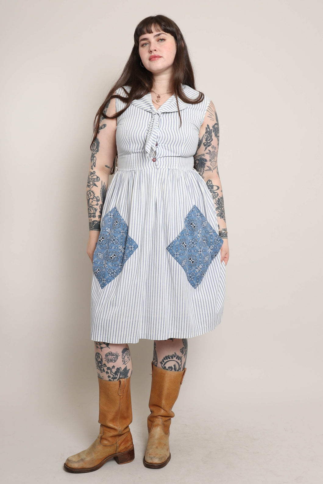 50s Ascot Bandana Dress