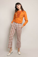 70s Brown Plaid Pants