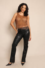 80s Butterscotch Beaded Shirt