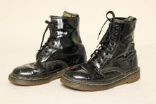 90s Dr. Martens Black Patent Leather Boots