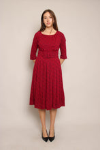 50s Abstract Knit Dress