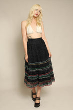 50s Raffia Woven Skirt