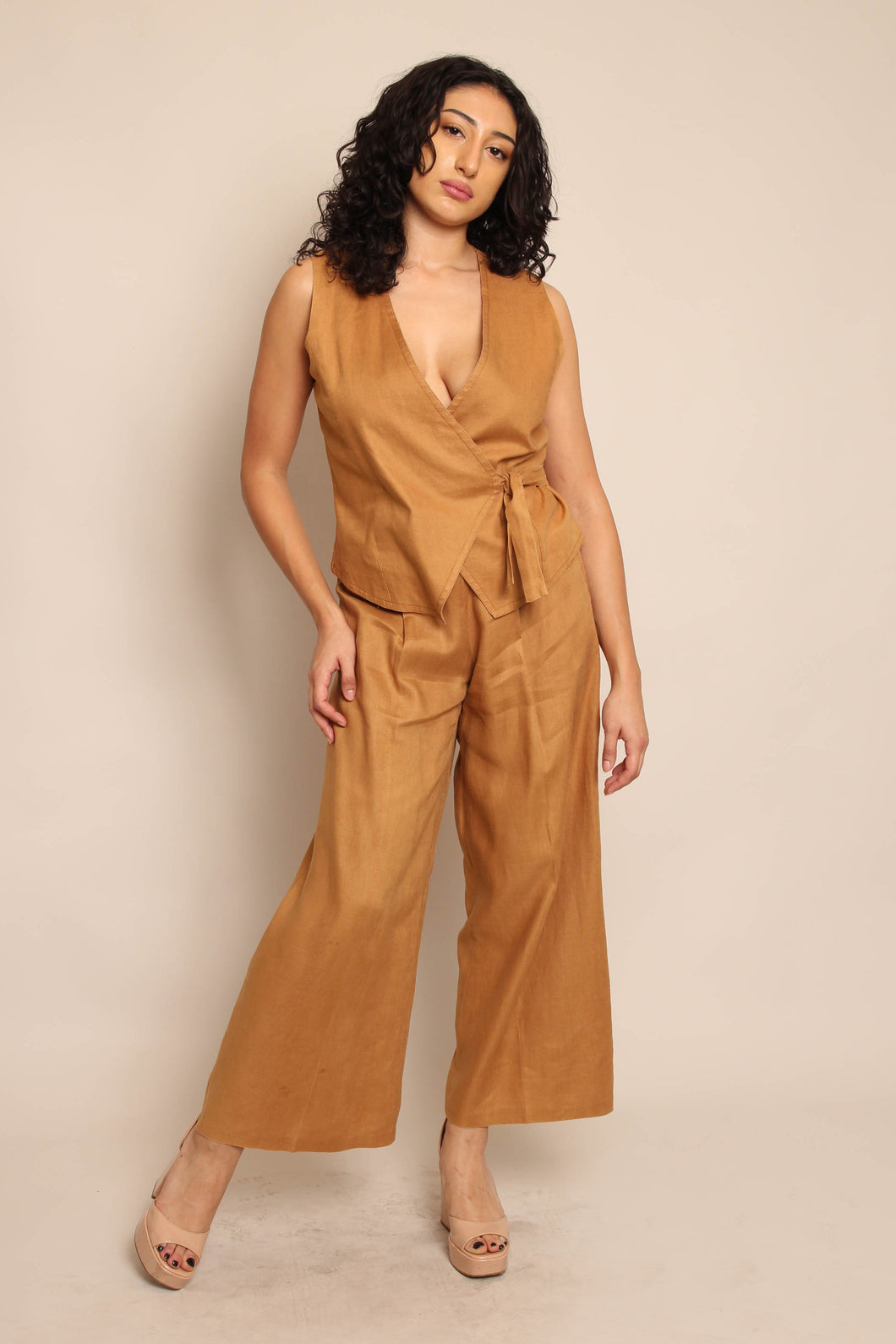 90s Wide Leg Pants Ensemble