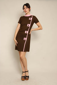 60s Asymmetric Mod Shift Dress – Luxie Vintage