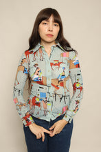 70s Equestrian Horse Racing Shirt