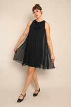 60s Chiffon Trapeze Dress