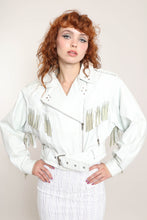 80s Fringe Motorcycle Jacket