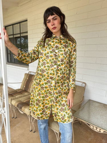 70s Reversible Floral Jacket