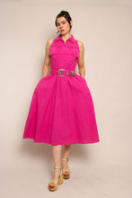 90s Pink Fringe Western Dress
