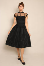 50s Illusion Neckline Dress