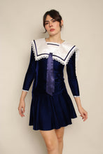 80s Jessica McClintock Velvet Dress