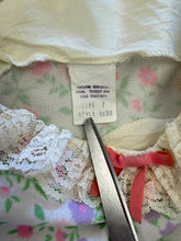 70s Pastel Floral Mini Dress - XS/S