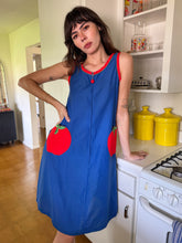 80s Tomato Pocket Dress