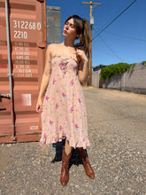 70s Floral Smocked Sundress