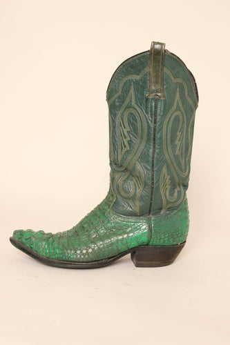 90s Green Cowboy Boots