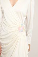 80s Grecian Wrap Dress