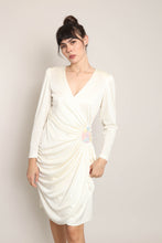 80s Grecian Wrap Dress