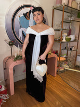 90s Velvet Party Dress With Sash