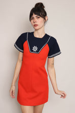 70s Sailor Mini Dress