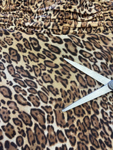 00s Leopard Silk Chiffon Dress