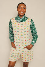 70s Mod Floral Romper