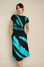 80s Teal Abstract Set