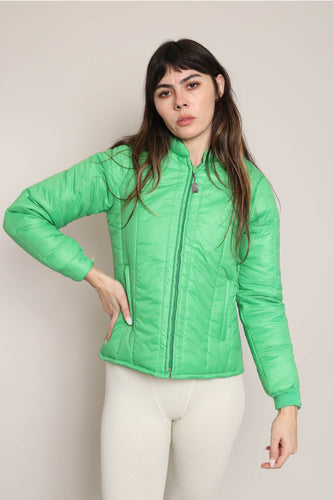 70s Green Puffer Jacket