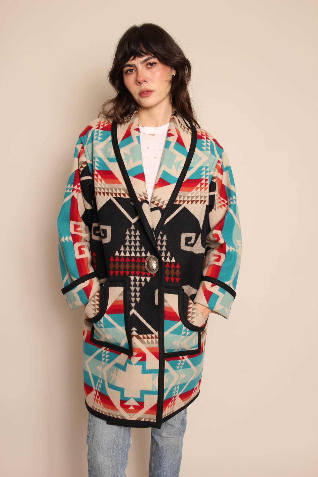 90s Reversible Southwestern Jacket