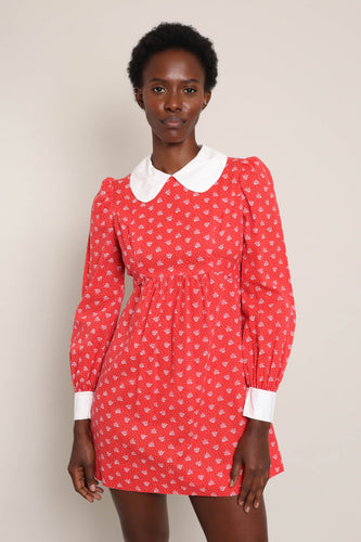 70s Peter Pan Collar Dress